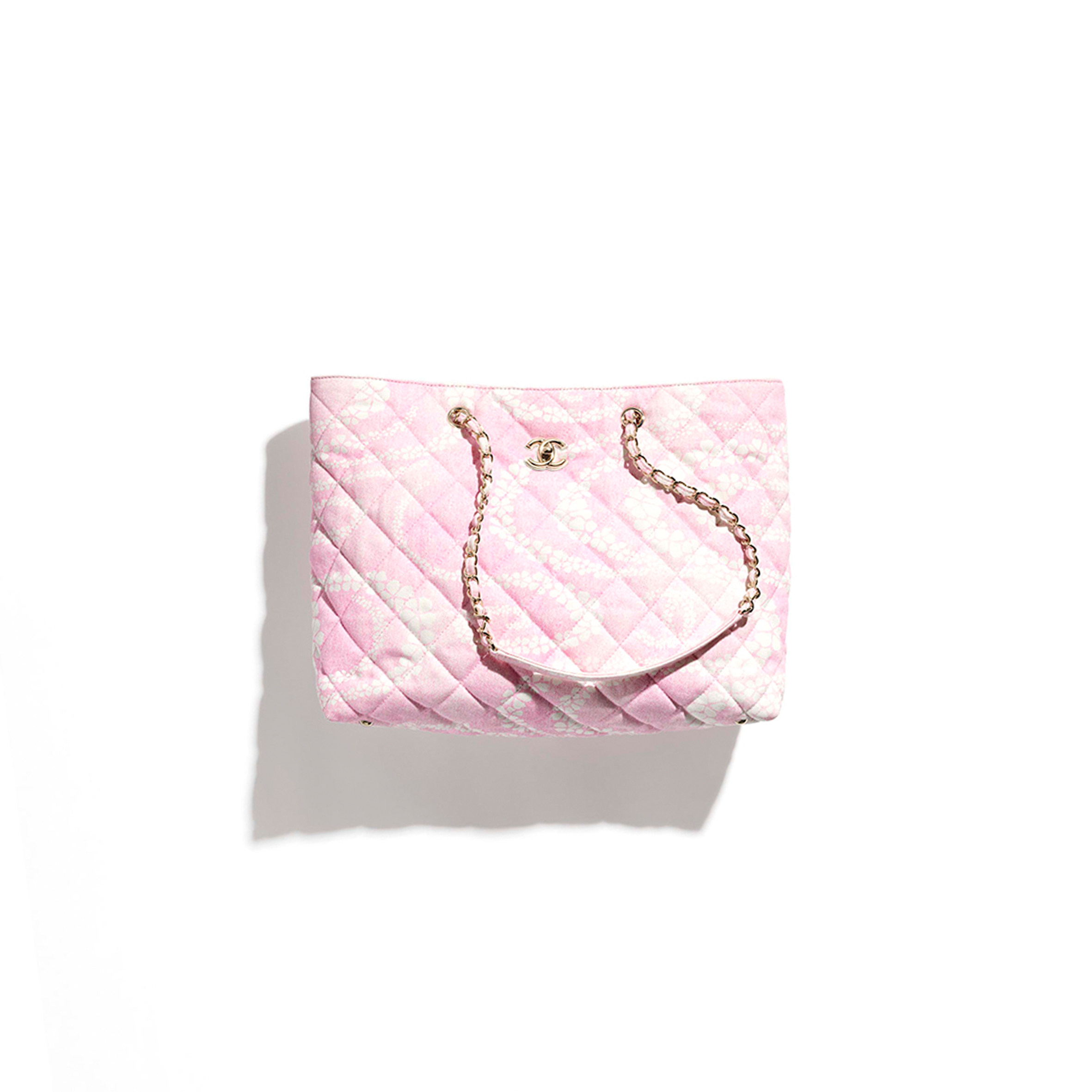 CHANEL COCO BEACH 2025 COLLECTION SHOPPING BAG PRINTED DENIM AS5429 (37*28.5*13cm)